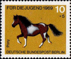 Berlin Poste N* Yv:301 Mi:326 Für Die Jugend Pony (défaut Gomme) - Neufs