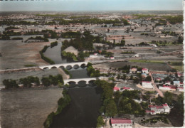 LA FRANCE VUE DU CIEL SAINT MEDARD DE GUIZIERES LES DEUX PONTS SUR LISLE 1960 CPSM 10X15 TBE - Libourne