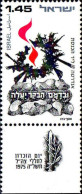 Israel Poste N** Yv: 572 Mi:637 Journée Du Souvenir Flamme (Tabs) - Unused Stamps (with Tabs)