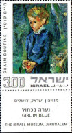 Israel Poste N** Yv: 548 Mi:611 Chaim Soutine Jeune Fille En Bleu (Tabs) Dents Courtes - Ungebraucht (mit Tabs)