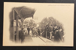 AK Exposition Universelle 1900 Sur La Plate-forme Mobile - Quai D'Orsay/Pont De L'Alma - Expositions