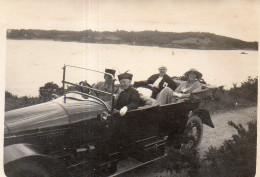 Photographie Vintage Photo Snapshot Automobile Voiture Car Auto Cabriolet - Automobiles