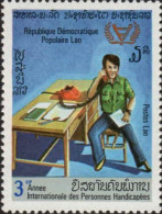 Laos Poste N** Yv: 367/369 Année Internationale Des Personnes Handicapées - Laos