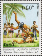 Laos Poste N** Yv: 382/387 Boxe Lao - Laos