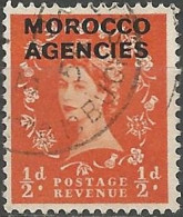 MAROC / AGENCE BRITANNIQUE  N° 63 OBLITERE - Bureaux Au Maroc / Tanger (...-1958)