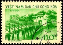 Vietnam Nord Poste Obl Yv:156 Mi:89 Pont De Huc Hanoï (TB Cachet Rond) - Viêt-Nam