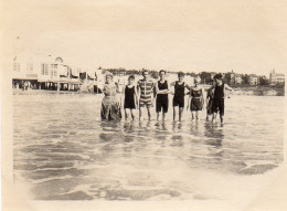 Photographie Vintage Photo Snapshot Pontaillac ? Plage - Orte