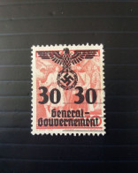 GERMANIA GERMANY ALLEMAGNE OCCUPAZIONE POLONIA 1940 STAMPS POLAND OVERPRINT CAT SCOTT N. N41 - Occupazione 1938 – 45