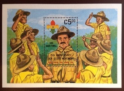 Ghana 1982 Scouts Minisheet MNH - Ghana (1957-...)