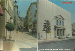 Draguignan - Une Rue Piétonne Te La Porte Du Théâtre - Multivues- (P) - Draguignan