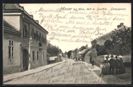 AK Wien-Mauer, Blick In Die Langegasse  - Sonstige & Ohne Zuordnung