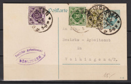 DIENST Ganzsache Mit Zusatzfrankatur  (0739) - Postal  Stationery