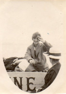 Photographie Vintage Photo Snapshot Mode Fashion Jeune Pauline Bateau - Bateaux