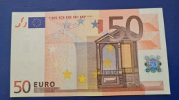 50 EUROS BANK NOTE-2002 - GERMANY Serie X - Imprimeur Et Tirage G035 - 50 Euro