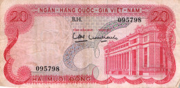 Billet Ngân Hàng Quốc Gia Việt Nam 1972: 20, Hai Mươi Đồng - B.14 - Vietnam