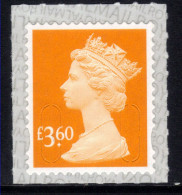 GB 2019 QE2 £3.60 Yellow Orange Machin Umm SG U2971 ( H1417 ) - Série 'Machin'
