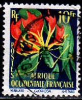 AOF Poste Obl Yv:68 Mi:95 Gloriosa (TB Cachet Rond) - Usados