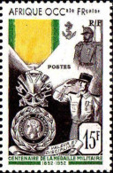 AOF Poste N** Yv:46 Mi:62 Centenaire De La Médaille Militaire - Unused Stamps