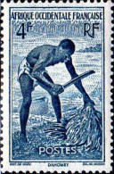 AOF Poste N** Yv:36 Mi:46 Dahomey Egreneur De Palmiste (Petit Def) Gomme Sombre - Unused Stamps