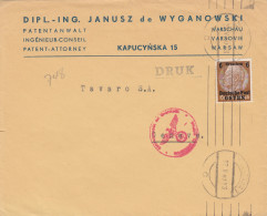 GG Drucksache 1940 Ins Ausland Mit Zensurstempel - Occupazione 1938 – 45