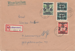 GG: Portogerechte MiF MiNr. 38 Neu Sandez Nach Hannover - Besetzungen 1938-45