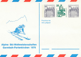 1978: Alpine Ski-Weltmeisterschaften Garmisch-Partenkirchen-Ganzsache - Altri & Non Classificati