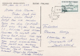1977: Ansichtskarte Von Finland Nach Deutschland - Tanz, Turnen - Kisakallion - Andere & Zonder Classificatie