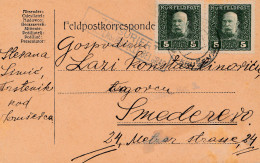 Bosnien: 1917: Feldpostkorrespondenzkarte - Bosnia Herzegovina