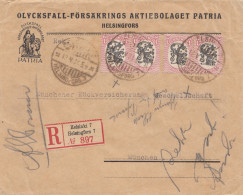 Finnland:  Einschreiben 1924 Helsinki Nach München - Other & Unclassified