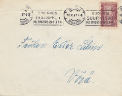 Finnland: 1947: Brief Festspel Helsinki - Sonstige & Ohne Zuordnung