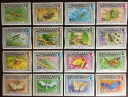 Montserrat 1992 Insects Butterflies Definitives Set MNH - Otros & Sin Clasificación