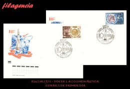 RUSIA SPD-FDC. 1971-14 DÍA DE LA COSMONÁUTICA - FDC