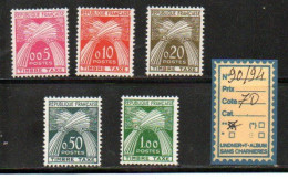 TAXE LUXE** - N° 90/94 - 1960-.... Postfris