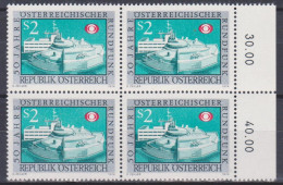 1974 , Mi 1464 ** (5) -  4er Block Postfrisch - 50 Jahre Österreichischer Rundfunk - Ongebruikt