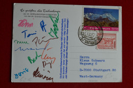 1986 Everest Expedition Signed Herrligkoffer + 11 Climbers Mountaineering Himalaya Alpinisme Escalade - Sportief