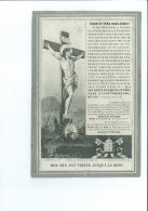 JOSSE VAN CUTSEM ° SCHEPDAAL ( LENNIK DILBEEK ) 1864 + 1887 IMP BRUXELLES VAN CAMPENHOUT - Devotion Images