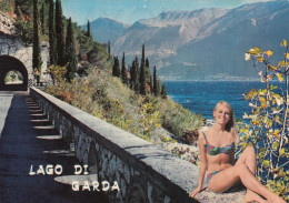 CARTOLINA  C18 LAGO DI GARDA,BRESCIA,LOMBARDIA-LAGO,MONTAGNA,VACANZA,BARCHE A VELA,BELLA ITALIA,VIAGGIATA 1979 - Brescia