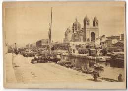 Photo ND Phot., Marseille,  Vue De Marseille, La Tourelle Et La Cathedrale, Vue Sur Le Port, Frachthafen  - Plaatsen