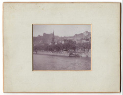 2 Photos Franz X. Semelhofer,  Vue De Lyon, Teich Am Lyoner-Park, Esel Karren An Der Eglise D`Ainey  - Orte