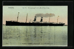 AK Anvers, Le SS Kroonland De La Red Star Line  - Dampfer