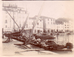 Photographie Vintage Photo Snapshot Bateau Marine Darse Toulon Marin - Plaatsen