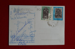 1972 European Expedition Signed 12 Climbers Mountaineering Himalaya Alpinisme Escalade - Sportifs