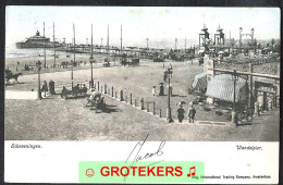 SCHEVENINGEN Wandelpier Levendig 1902  - Scheveningen