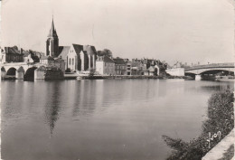 PONT SUR YONNE LE NOUVEAU PONT ET L'ANCIEN 1956 CPSM 10X15 TBE - Pont Sur Yonne