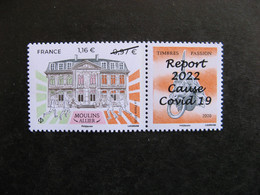 A). TB N° 5437A:  Timbre De Moulins Surchargé. Report 2022 Pour Cause De COVID . Neuf XX . - Unused Stamps