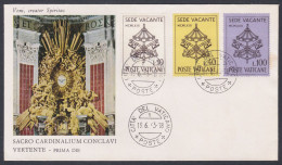 Vatican 1963 Private Cover Sacred Chamber Of Cardinals, Christian, Christianity, Catholic Church - Lettres & Documents