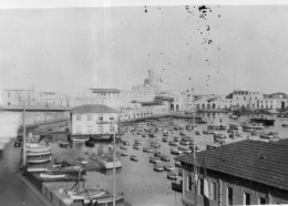 Photographie Vintage Photo Snapshot Algérie Alger ? Quai Dock Marine Bateau  - Africa
