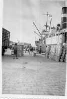 Photographie Vintage Photo Snapshot Algérie Alger ? Quai Dock Marine Bateau  - Afrique