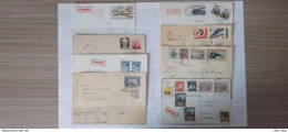 * CZECHOSLOVAKIA (LOT-3) > 1953-77 POSTAL HISTORY > 8 Express Covers - Other & Unclassified