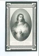 CHARLES M J LEJEUNE + OREYE 1872 28 ANS IMP WAREMME MOUREAU - Images Religieuses